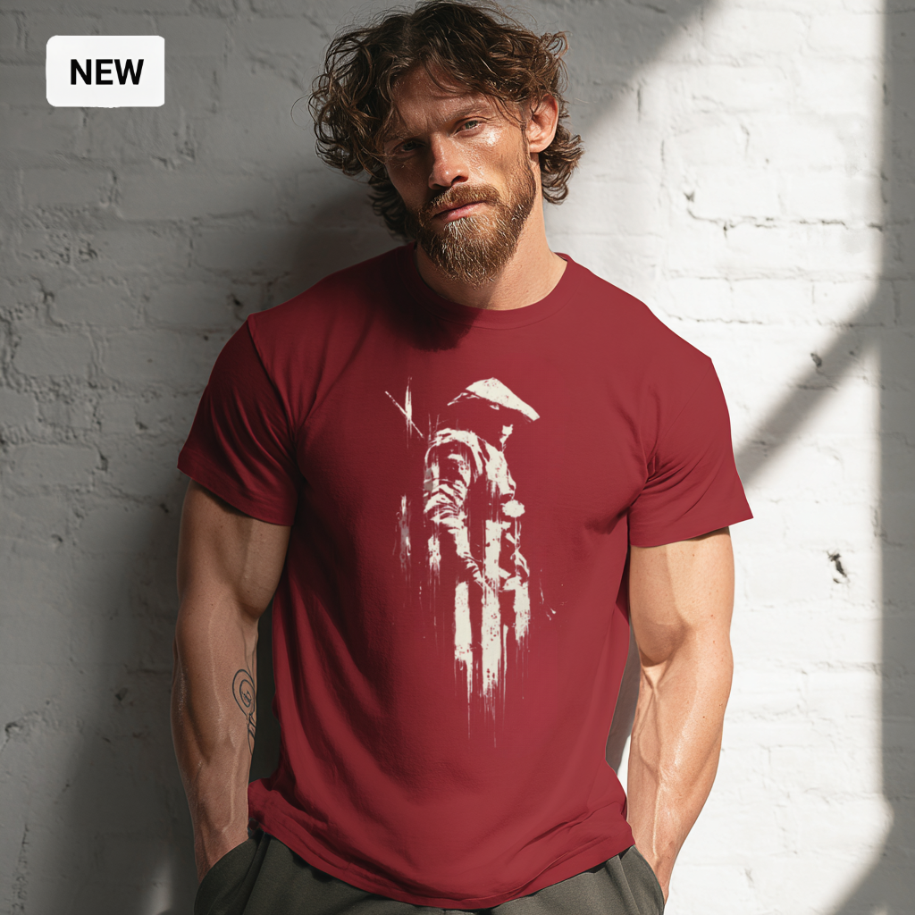 Warrior Heavyweight Tee — Cardinal