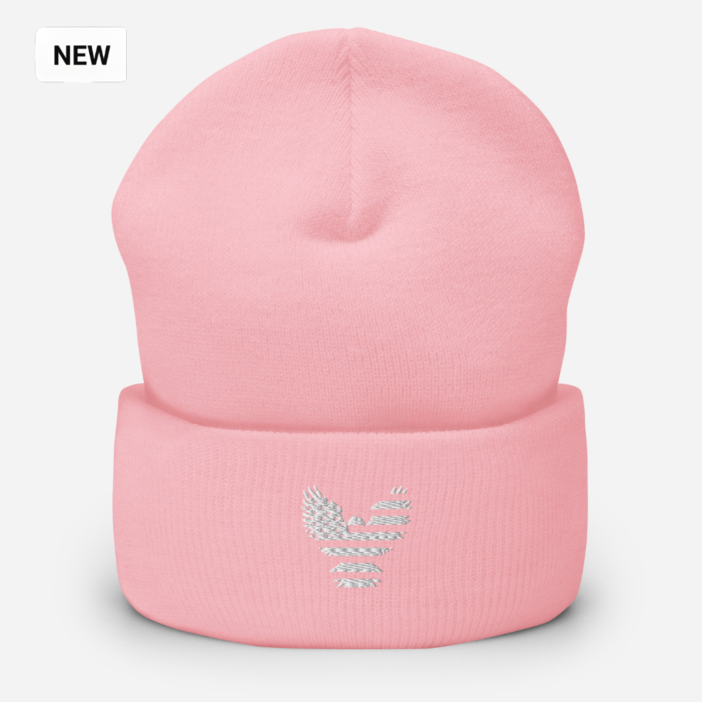 Eagle Beanie — Pink