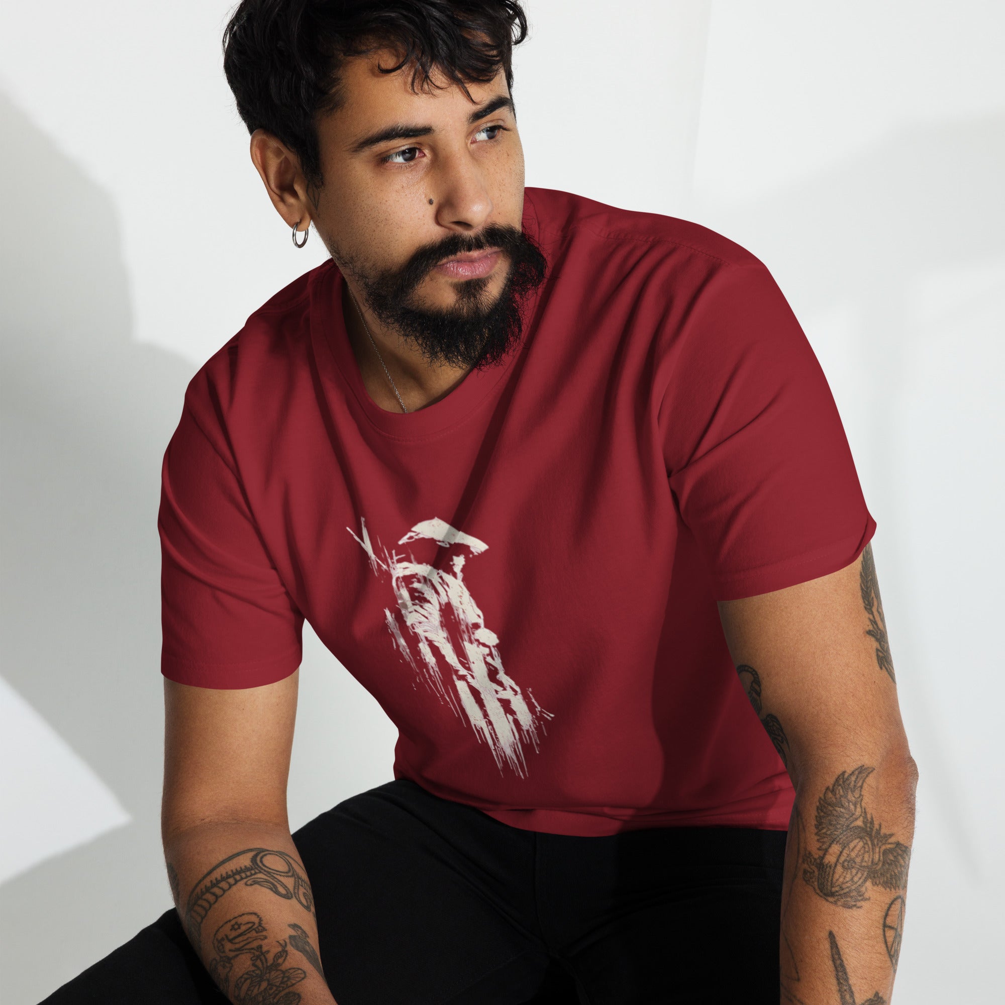 Warrior Heavyweight Tee — Cardinal