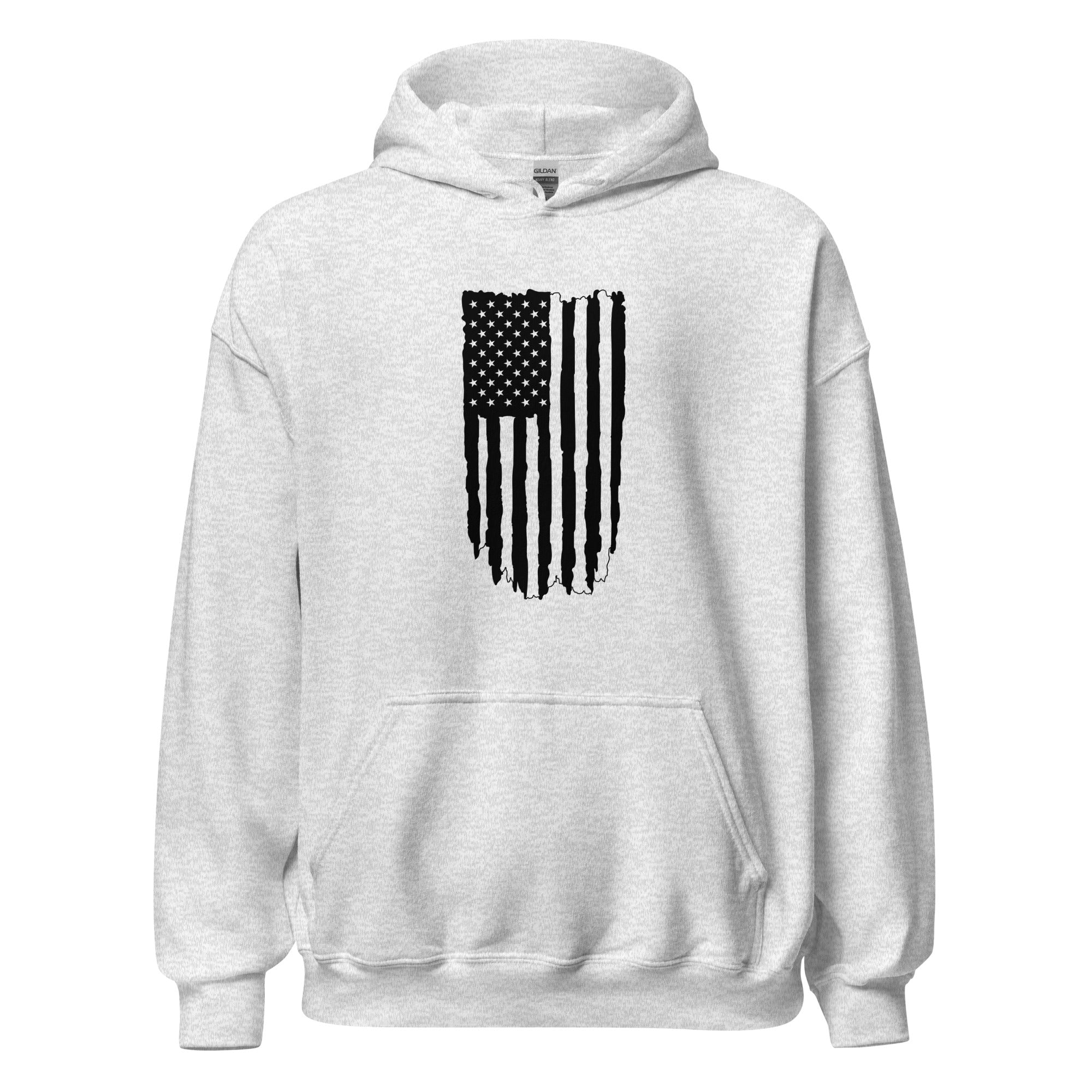 Iron Flag Hoodie — Black