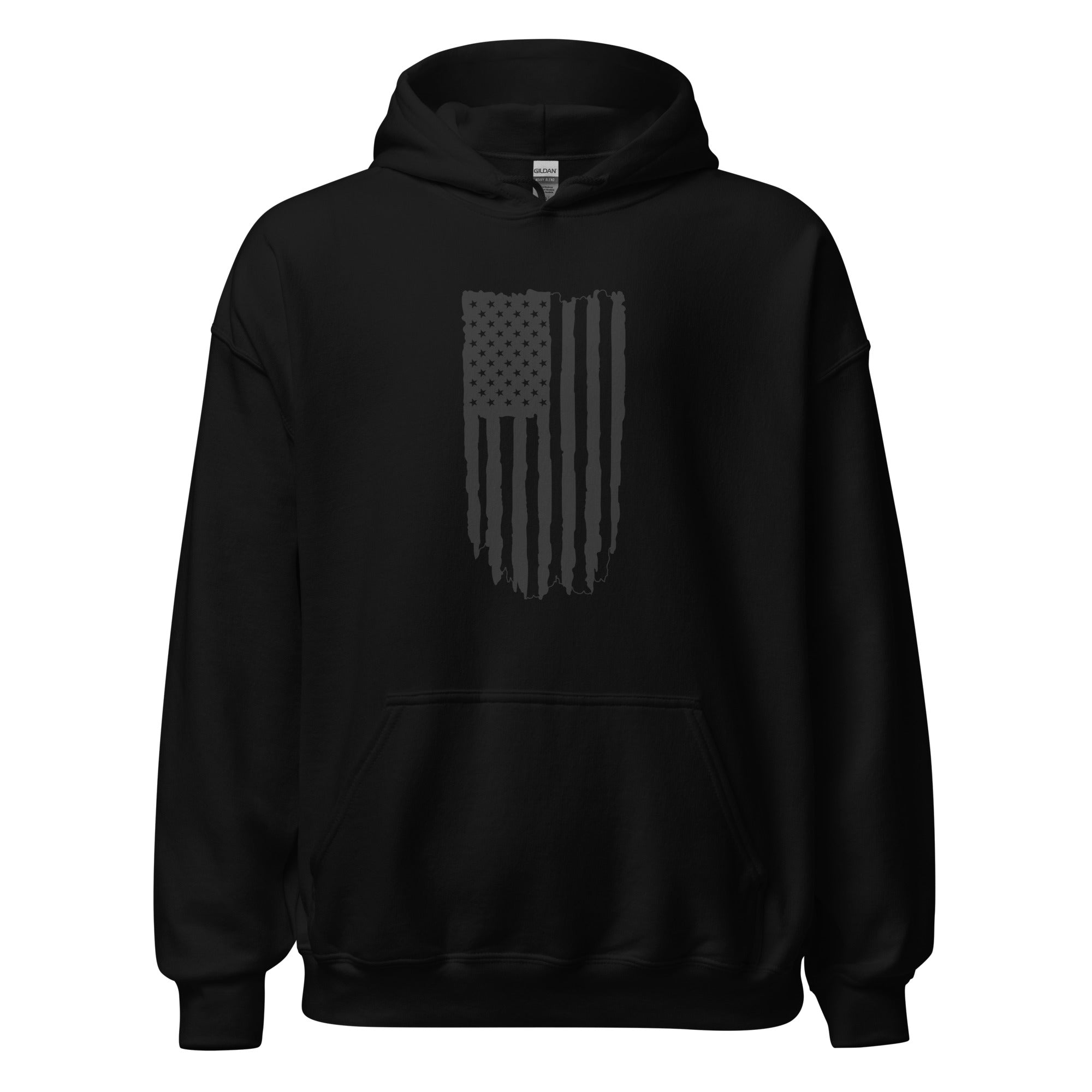 Iron Flag Hoodie — Black