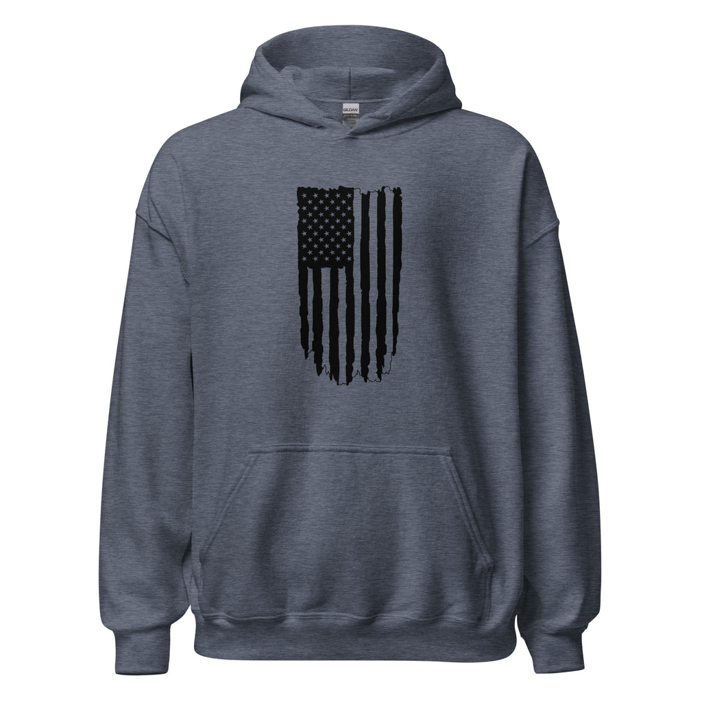 Iron Flag Hoodie — Black