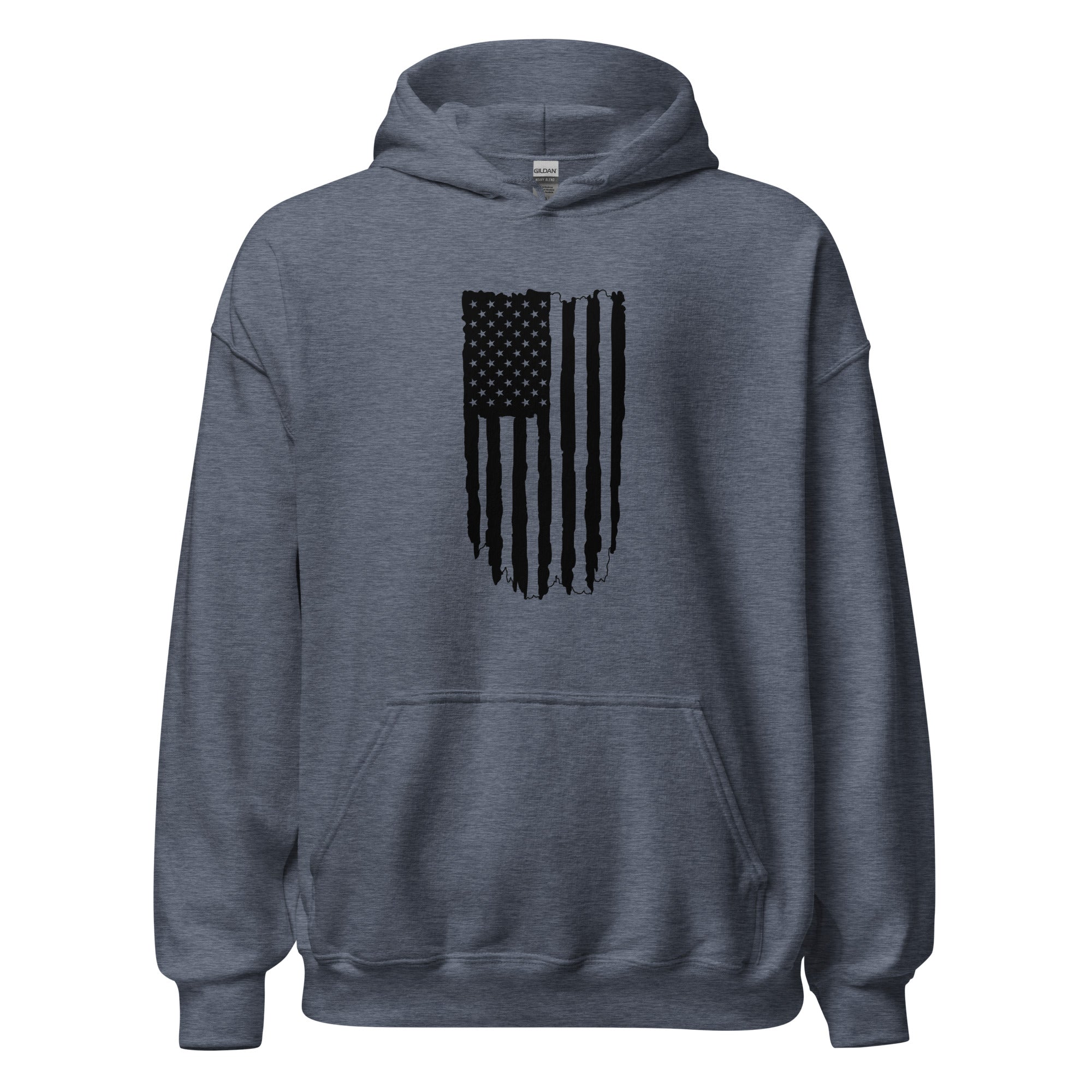 Iron Flag Hoodie — Black