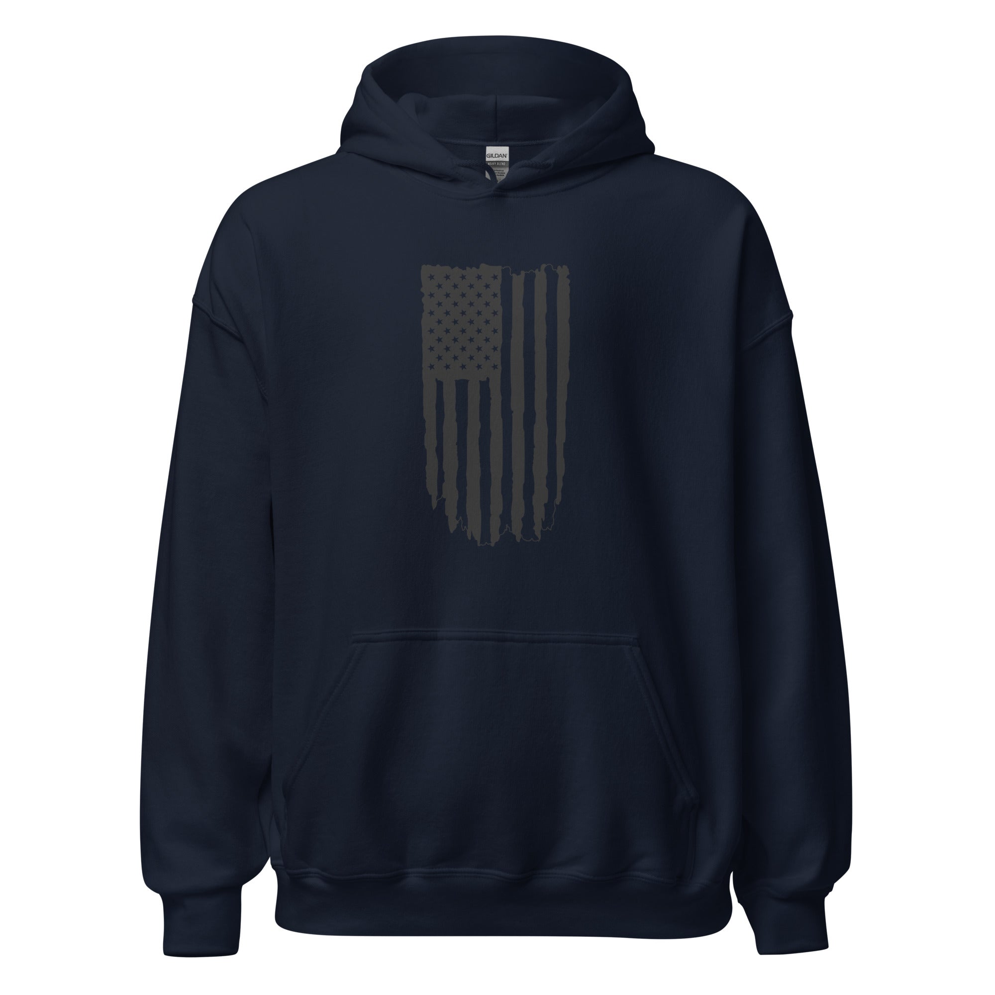 Iron Flag Hoodie — Black