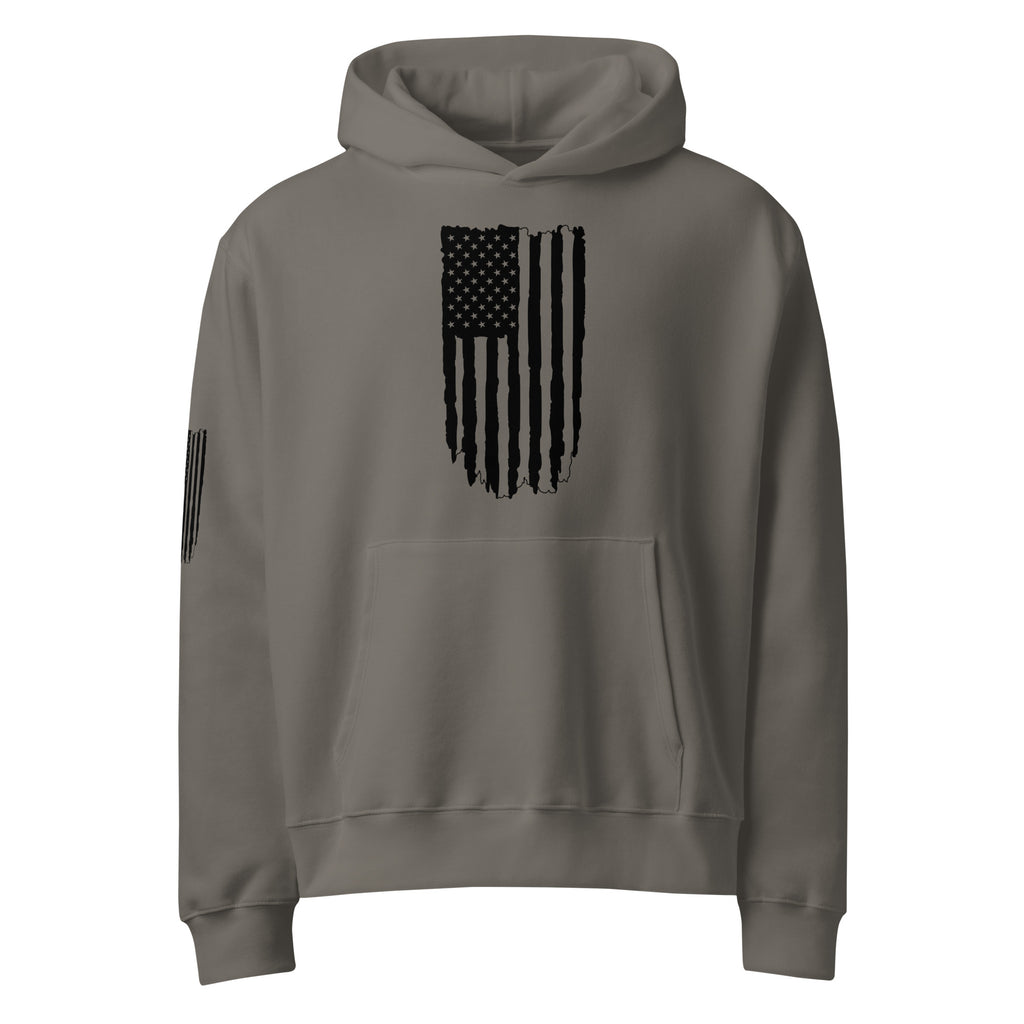 Heavyweight Flag Hoodie — Dust
