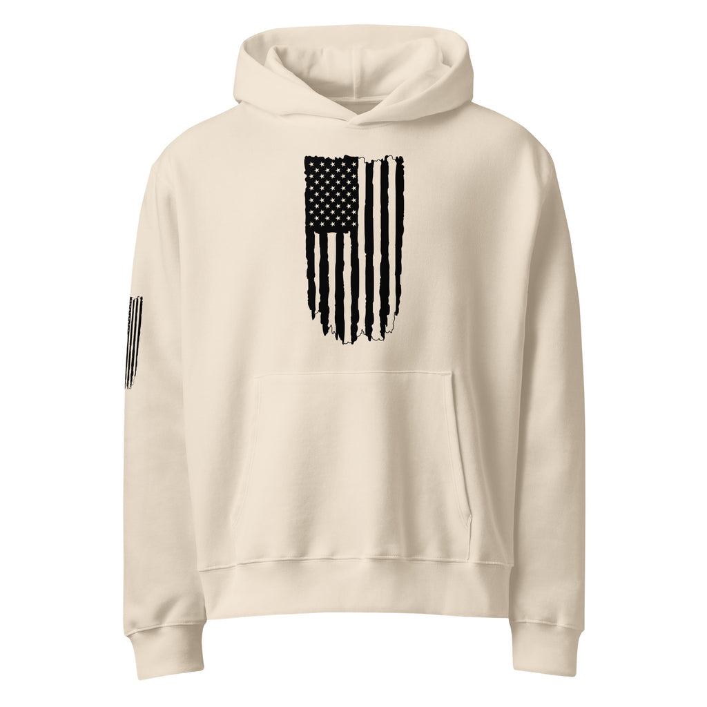 Heavyweight Flag Hoodie — Dust