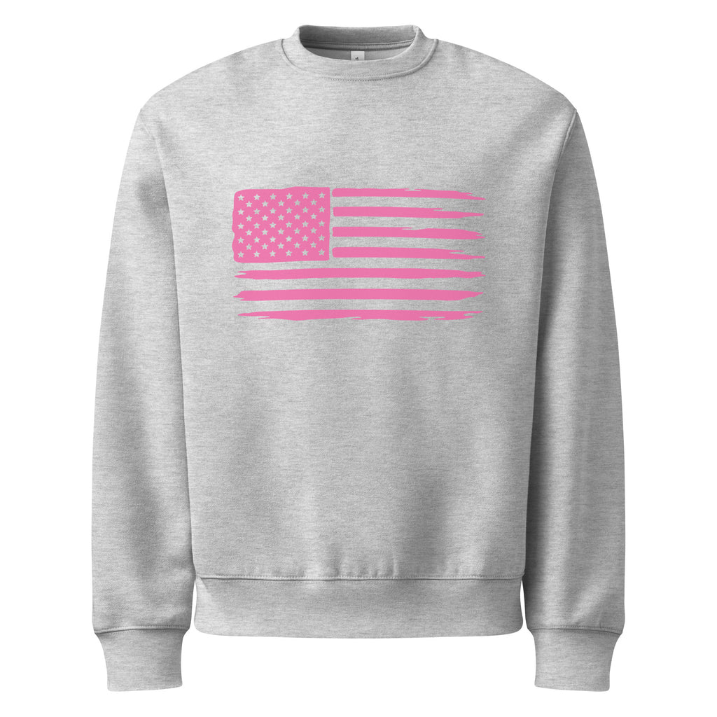 Flag Oversize Sweatshirt — Black