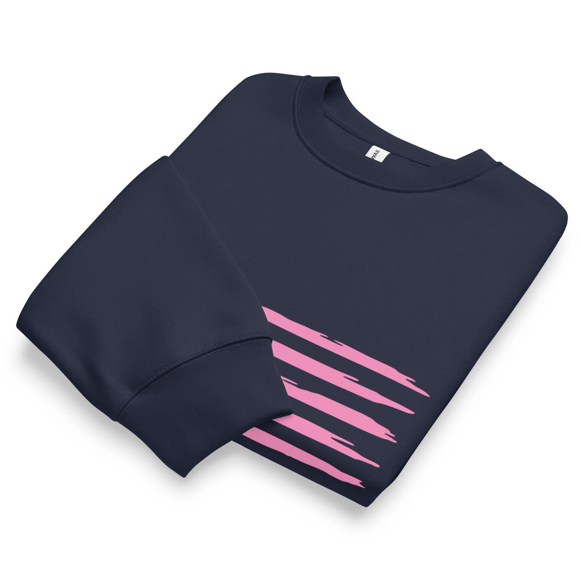 Flag Oversize Sweatshirt — Black