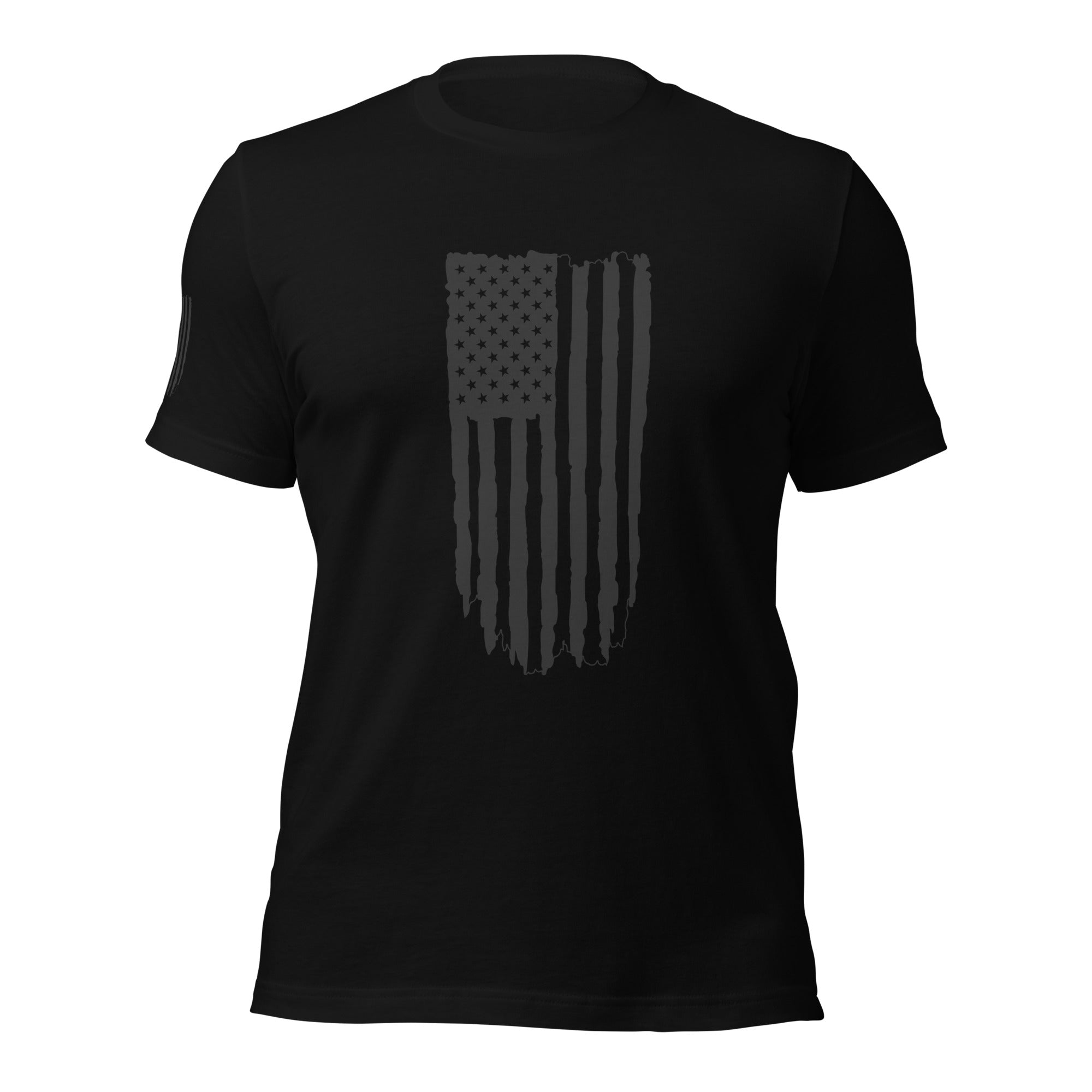 Midnight Flag Tee — Asphalt