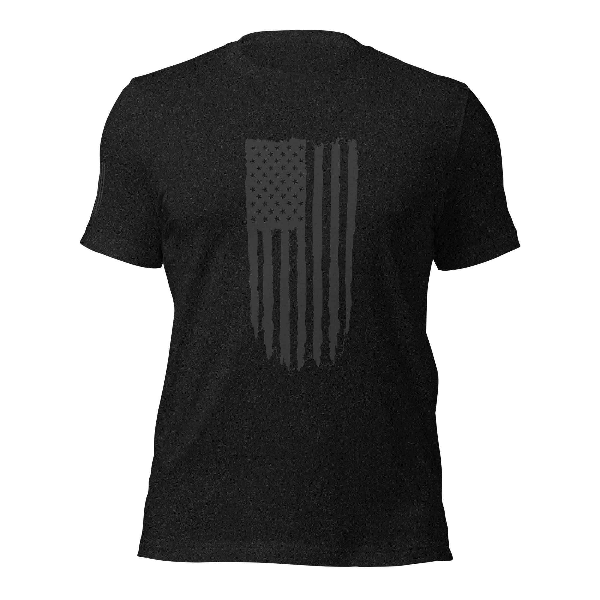 Midnight Flag Tee — Asphalt