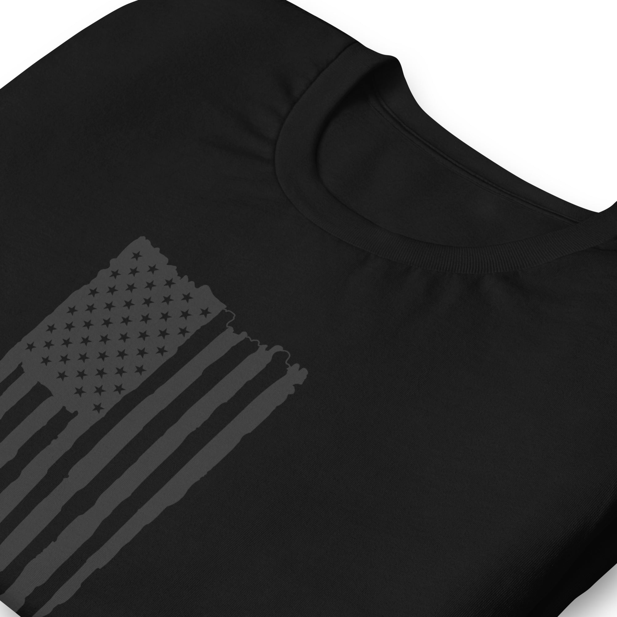 Midnight Flag Tee — Asphalt