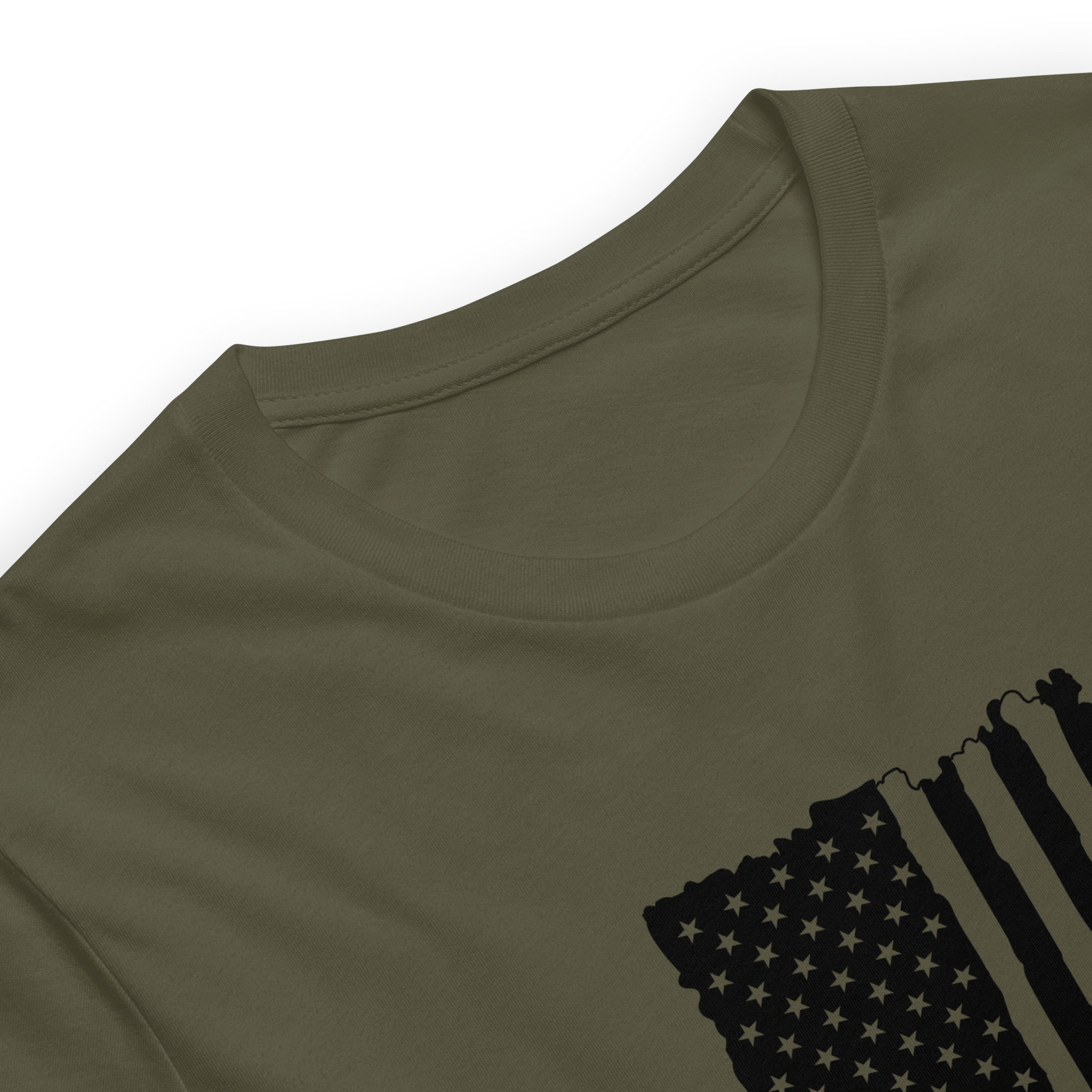 Midnight Flag Tee — Asphalt